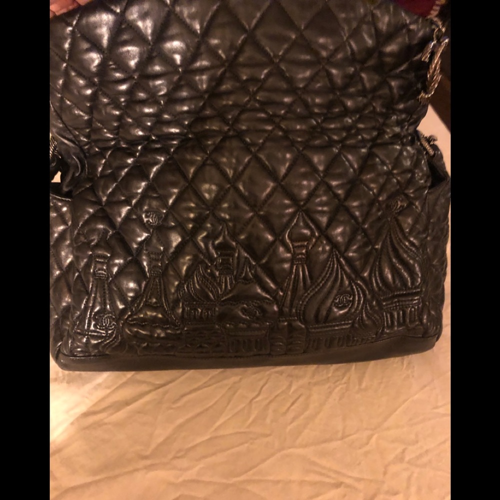 Chanel bag quilted extra large Moscow design - Picture 4 of 8
